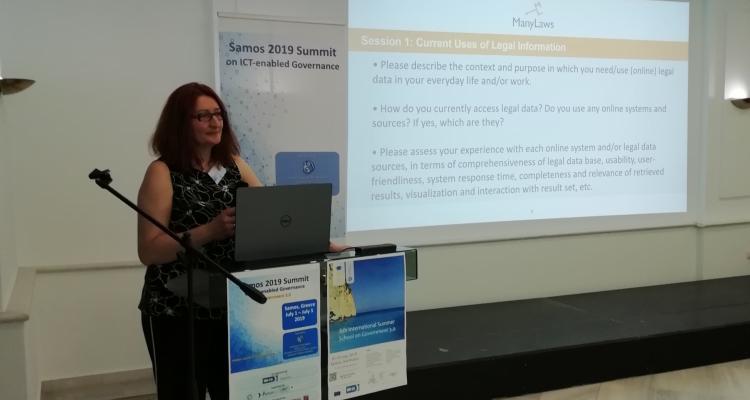 ManyLaws Workshop at Samos Summit 2019